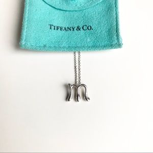 AUTHENTIC Tiffany & Co. M pendant